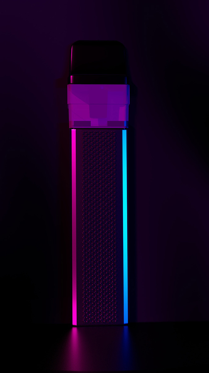 3D model of vape POD system for CGI animation