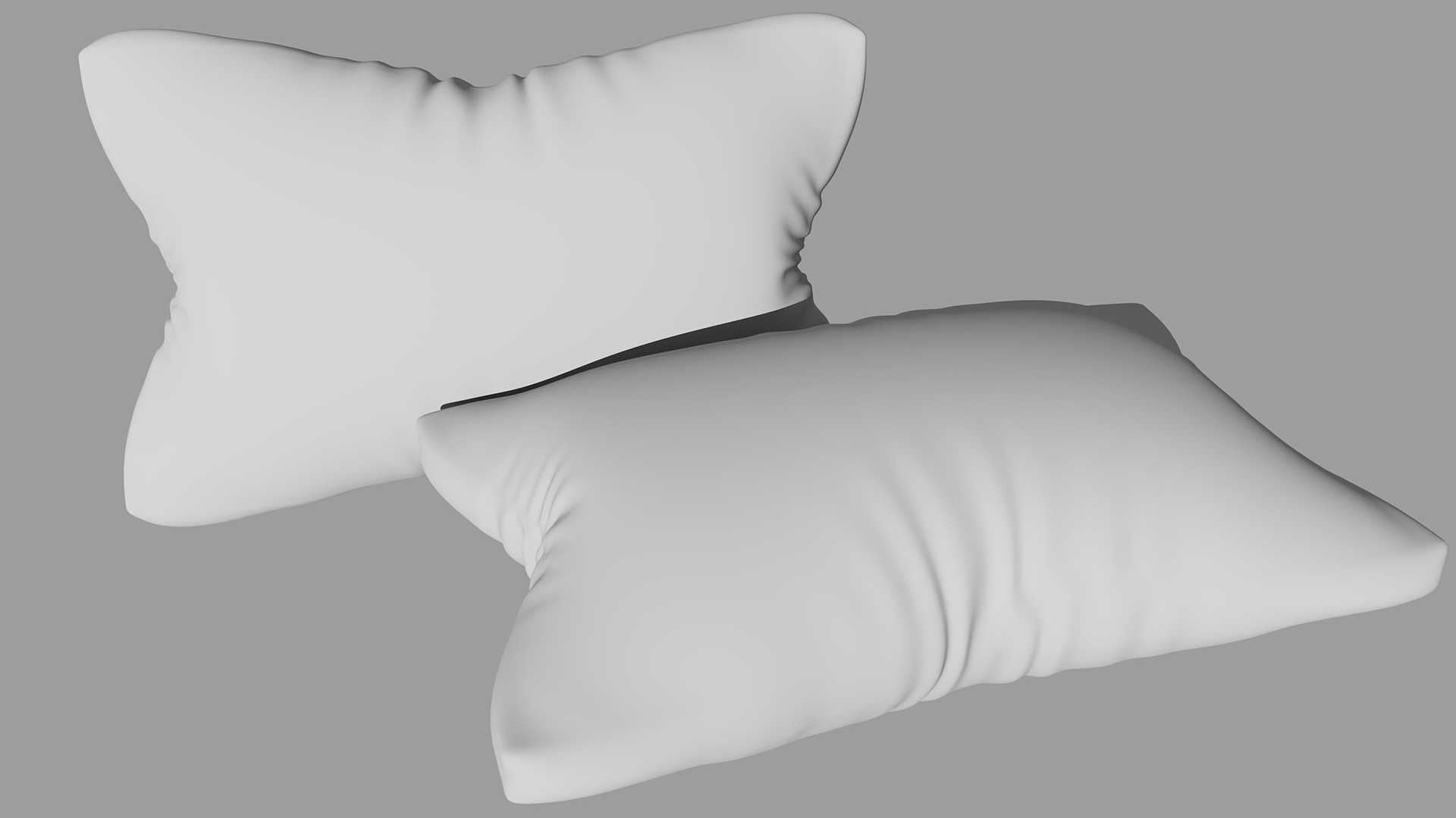 Pillows realistic render